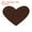 Coffee, variant on Uxcell Heart Shaped Iron-on Patches Sew Embroidered Patches Appliques Embellishments for Clothing White 16 Pcs