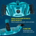 thumbnail image 4 of U.S. Pool Supply Professional 14" Rectangular Weighted Super Flexible Swimming Pool Vacuum Head with Side Brushes, Swivel Connection - Above-Ground & Inground Swimming Pools, Secure Lock Pole Handle, 4 of 5