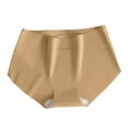 thumbnail image 2 of Women's Underwear Womens Seamless Underwear Thin Mid Waist Panties Womens Underwear Thong Coffee XL, 2 of 3