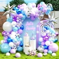 thumbnail image 2 of 133pcs Frozen-themed Balloon Garland Set, Suitable for Birthday Parties, Winter Event Celebrations and Holiday Celebrations, 2 of 7