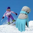 thumbnail image 2 of VKOYWKM Boys Ski Gloves Waterproof Windproof Thermal Kids Winter Gloves Snow Waterproof Ski Cold Weather Insulated Outdoor Snowboard Gloves for Boys Girls, 2 of 6