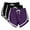 Black②&Purple①, variant on Dvprdro Womens Plus Size Shorts Elastic Waist Drawstring Side Pockets Solid Loose Fit Casual Pajama Bottoms