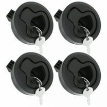 TALENO 4pcs Round Slam Latches Boat Hatch Marine Locking Flush Pull Hatch Latches