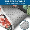 thumbnail image 4 of Pioneer Flower Floral Print Pattern Bathroom Rugs Sets 3 Piece,Toilet Cover Set,Absorbent Non Slip Bathroom Mats Sets with U-Shaped Contour Rug Toilet Rug Set, 4 of 5