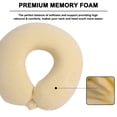 thumbnail image 4 of Almohada del viaje de la espuma de la memoria, forma cómoda de la almohada U del cuello del viaje, 4 of 5