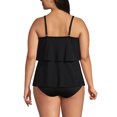 thumbnail image 3 of Lands' End Women's Plus Size Chlorine Resistant Scoop Neck Tiered Tankini Swimsuit Top, 3 of 3