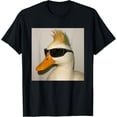 thumbnail image 1 of Cool Duck Sunglasses Funny Animal Meme - Camiseta para hombre y mujer, 1 of 2
