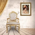 thumbnail image 3 of Tofano, Eduardo 19x24 Gold Ornate Wood Framed with Double Matting Museum Art Print Titled - A Young Beauty, 3 of 4