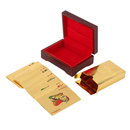 Plated Playing Card - Playing Cards 24k Gold Plated Full Poker Deck Pure Christmas Gift
