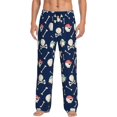 thumbnail image 2 of Lsque Pirate Skulls 1 Print Men's Pajama Pants, Lounge Pant - Comfortable Home Wear,Elastic Waistband, Stylish Design-X-Large, 2 of 9