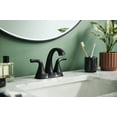 thumbnail image 5 of Peerless P2635lf Parkwood 1 GPM Centerset Bathroom Faucet - Black, 5 of 6