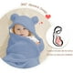 thumbnail image 4 of Manta Nunibum para bebés, de felpa, con capucha, para recién nacidos de 0 a 6 meses, 4 of 7