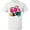 AA-White, variant on I'm a 60's Kid 1960's Style Colorful Flowers T-Shirt