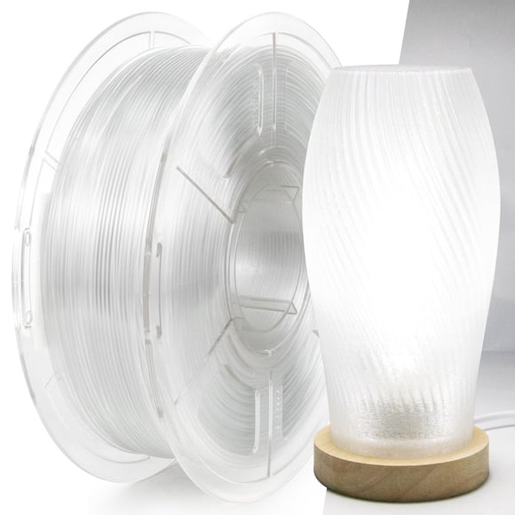 Filamento para impresora 3D iSanghu PETG transparente de 1,75 mm