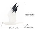 thumbnail image 3 of 11 Inch Fake Artificial Feathered Seagull Decoy Realistic Seagull Garden Decor Sculptures & Statues White, 3 of 6
