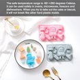thumbnail image 4 of Biscuit Mold 9-grid DIY Prop Baking Tool Exquisite High-temperature Resistance Interactive Household Accessories Silicone Molds Pink, 4 of 8