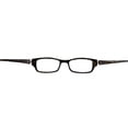 thumbnail image 3 of Spring Hinge Flexible Bendz Reading Glasses Rectangular Readers Men Women Black, 3 of 6
