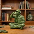 thumbnail image 4 of Desktop Ornament Funny Green Man Figures Classic Soldier Action Statue for Desktop Novelty Soldier Statues for Themed Party Display, 4 of 5