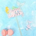 thumbnail image 3 of AURARMLET 2Ud Toppers Para Pasteles Con De Sirena Y Texto En, 3 of 7