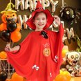 thumbnail image 3 of Disfraces de Halloween para niños, capa de fiesta navideña, disfraces de actuación de calabaza., 3 of 5