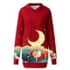 thumbnail image 4 of WILLBEST Sudaderas de Mujer, Vestido Navideño, Vestido de Noche de Mujer, Sudadera Navideña de Moda con Capucha y Bolsillo Tipo Bolso, Sudadera Estampada, Falda de Moda XX-Grande, 4 of 4