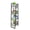 4 Tier Black, variant on 4 Tier Rolling Fruit Vegetable Basket Cart, Metal Wire Kitchen Storage Organizer on Wheels for Bread Onion Potatoes, Black