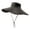 Dark Gray, variant on UDIYO Fishing Hat Quick Dry Adjustable Draw Wide Brim Super Soft Anti-UV Polyester Breathable Men Mountaineering Cap for Outdoor