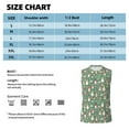 thumbnail image 5 of Lsque Mushrooms Gnome Print Men's Cotton Blend Sleeveless Muscle Shirts (S-3XL)- Moisture Wicking, Odor Protection, UPF 30+,3X-Large, 5 of 8