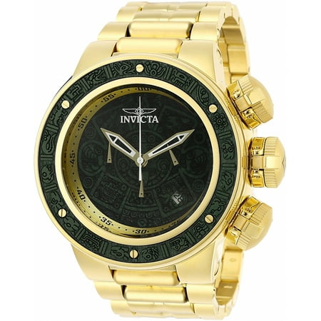Santos Steel Watch - Invicta Men's Subaqua Quartz 200m Gold Tone Stainless Steel Watch 28253