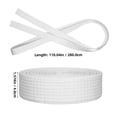 thumbnail image 2 of DEEPCRAFF Elastic Belt Women Karate Belt White Hemp Martial Arts Practice 1Pack, 2 of 7