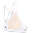 thumbnail image 5 of Top de Bikini CRZ YOGA con Nudo Frontal, Escote en V y Espalda Cruzada Blanco S, 5 of 5