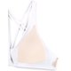 thumbnail image 5 of Top de Bikini CRZ YOGA con Nudo Frontal, Escote en V y Espalda Cruzada Blanco S, 5 of 5