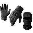 thumbnail image 1 of Men's Motorcycle Gloves Touch Screen Motocross Riding Protective Gear Full Finger Black, 1 of 7