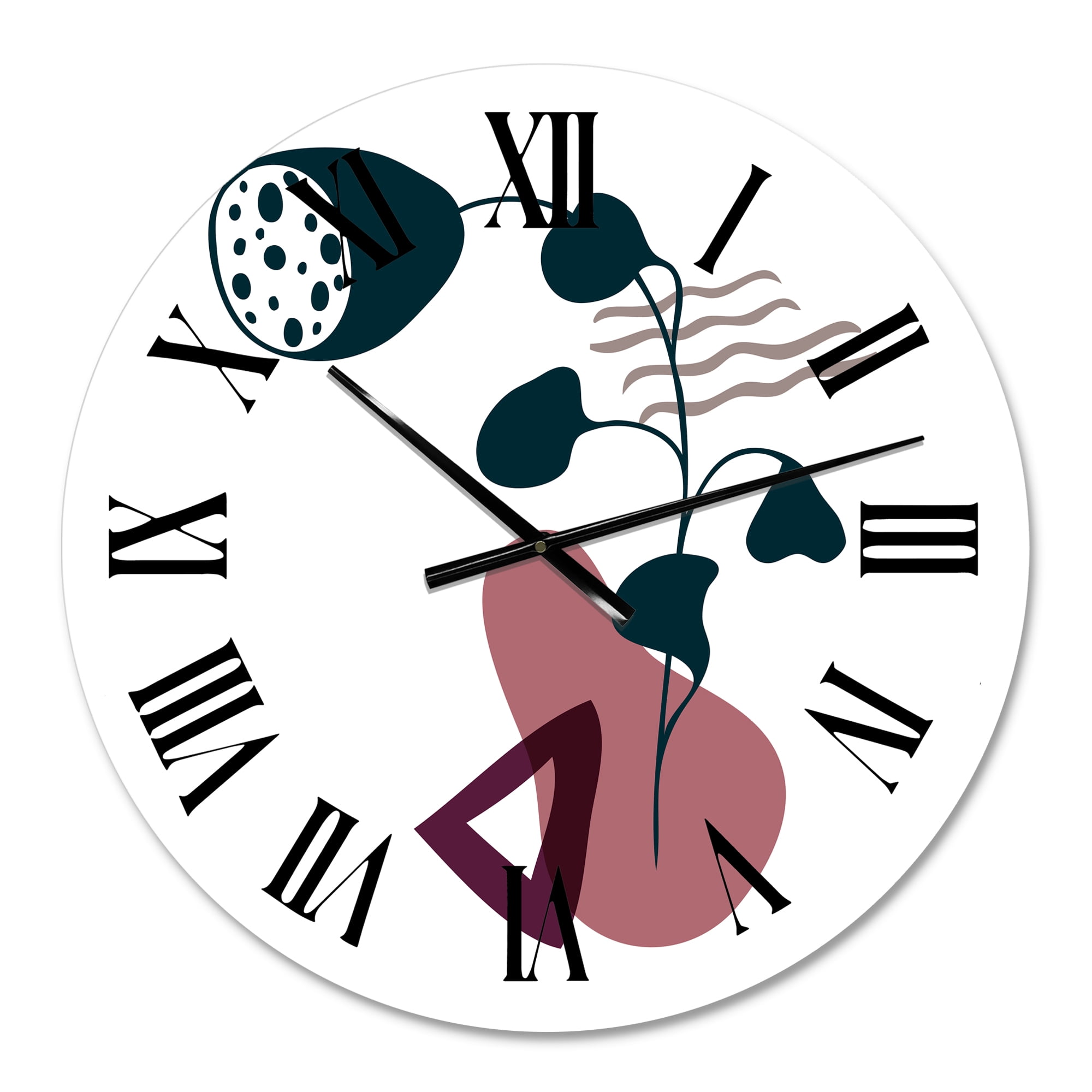 Designart 1 in Quartz Modern/Contemporary Wall Clock