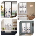 thumbnail image 7 of Window Privacy Film Purple Spring Floral Stained Glass Window Film Decorative Sun Block Window Cover Elegant Pastoral Flowers Watercolor Window Clings Static Adhesive Sticker for Bathroom 17.7"x78.7", 7 of 7