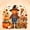 Orange 2, variant on Manfei Classic Halloween Pumpkin Lantern Twin Fitted Sheet,Cartoon Ghost Bedding,2pcs,1 Fitted Sheet and 1 Pillowcase
