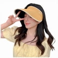 thumbnail image 6 of Foldable Straw Cowboy Hat with Wide Brim for Sun and Casual Western Style Outdoor Beach Wear, 6 of 6