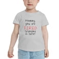 thumbnail image 2 of Mommy,you Are Fired Grandma Is Here! Cute Toddler Tshirts for Boys Girls (Gray, Youth M), 2 of 5