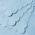 thumbnail image 3 of WWS-120 Pcs Light Blue Scalloped Cocktail Napkins, 5 x 5 Inch, 3 of 4