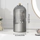 thumbnail image 2 of Makeup Brush Holder Organizer With Lid, 360 Rotating Clear Dustproof Makeup Brushes Organizer For Desktop, 2 of 4