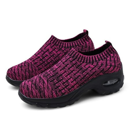

Cushioned Sports Shoes Middle-aged And Elderly Mother Shoes Slope Heel Casual Sports Shoes womens wedge shoes closed toe wedges for women women s wedge shoes