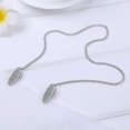 thumbnail image 2 of Pcs servilletas cadena flexible correa de cuello de cordón para adultos mayores niños de 19 pulgadas plata Feliz Sencillez, 2 of 5