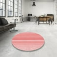 thumbnail image 3 of Ahgly Company Indoor Round Patterned Pastel Pink Area Rugs, 8' Round, 3 of 6