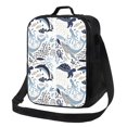 thumbnail image 1 of Disketp Sea Animal Bolsa Térmica Estampada para Almuerzo, Lonchera para Hombres y Mujeres Adultos, 1 of 7