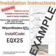 thumbnail image 3 of 2016 Nissan Rogue Performance Beam Wipers (Set of 2), 3 of 4