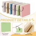 thumbnail image 3 of Uxcell Mini Watercolor Sketchbook, 3.15 x 3.15" 55 Sheets/110 Pages Portable Square Travel Watercolor Notebook 230GSM (107lb) Detachable Painting Sketch Book Art Sketchbook, Green, 3 of 6