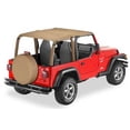 thumbnail image 2 of Bestop Safari Bikini Top (Spice) Fits select: 1997-2002 JEEP WRANGLER / TJ, 2 of 2