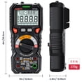 thumbnail image 2 of KAIWEETS Digital Multimeter TRMS 6000 Counts Voltmeter Auto-Ranging Fast Accurately Measures Voltage Current Amp Resistance Diodes Continuity Duty-Cy, 2 of 7