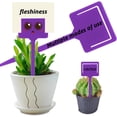 thumbnail image 4 of 10PCS 2.48"x7.08" Tee Plastic Plant Labels Colorful Plastic Plant Tags T Garden Label Waterproof Nursery Marker, 4 of 7
