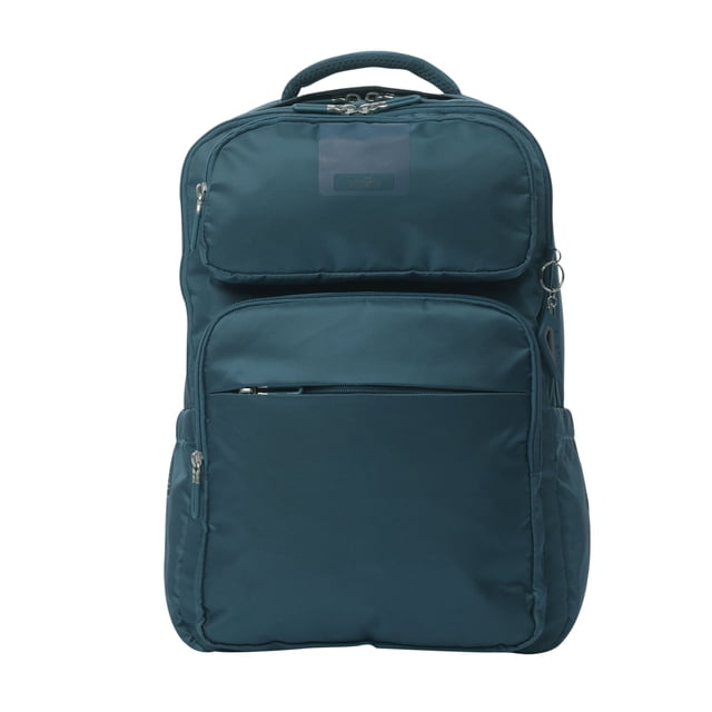 TOTTO Mochila Ergonómica Grande para Hombre Porta Laptop 16 con Bolsillo para Botella | Escuela - Oficina - Viaje | 22 L SUSPENSION